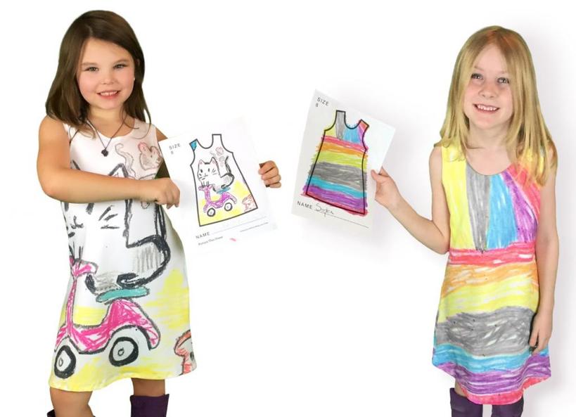 Юные дизайнеры: магазин предлагает детям самостоятельно создать рисунок для одежды (фото)