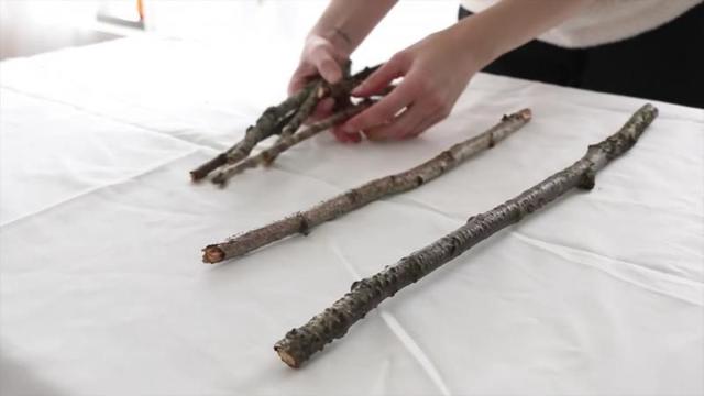 Новогодняя елка своими руками: делаем оригинальное украшение из палок и веревки
