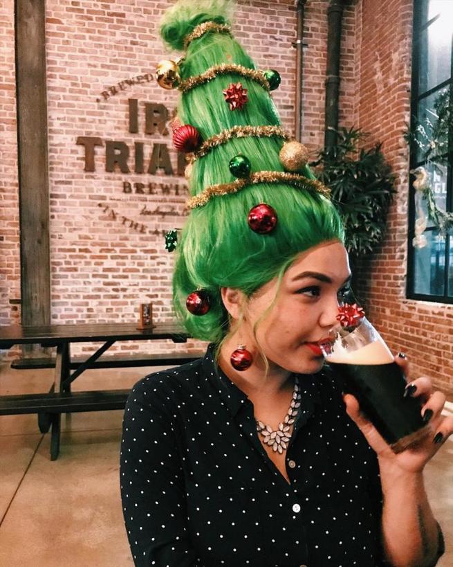 И вот она, нарядная! Прически-елки стали новым модным трендом в Instagram
