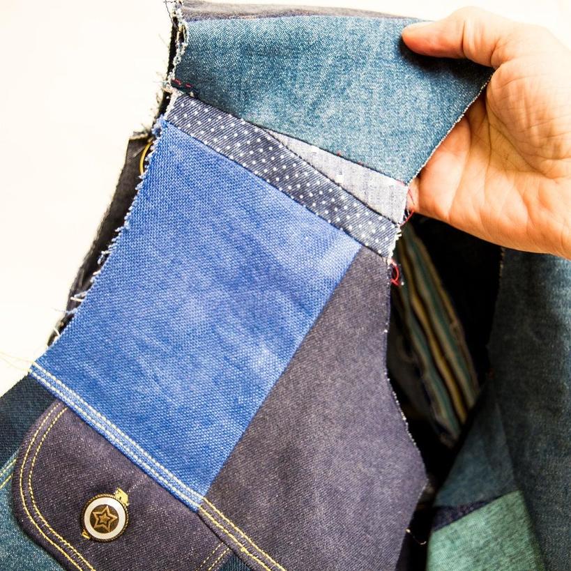 Куртка в технике пэчворк: как сшить стильную джинсовку из лоскутков