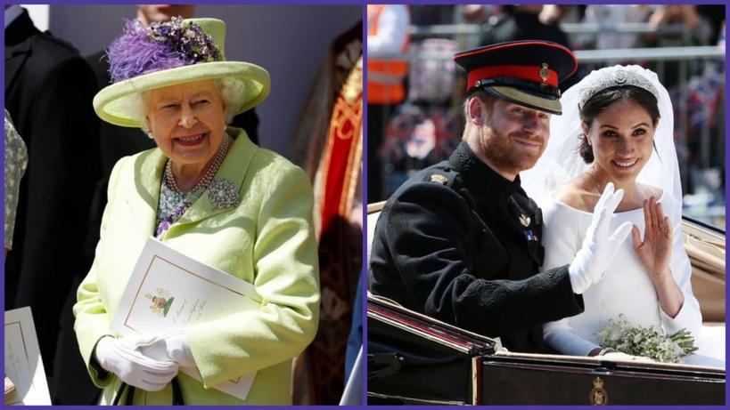 В нарядах - цвет флага посещаемой страны, на одобренной свадьбе - в фиолетовом: традиции стиля британской королевской семьи