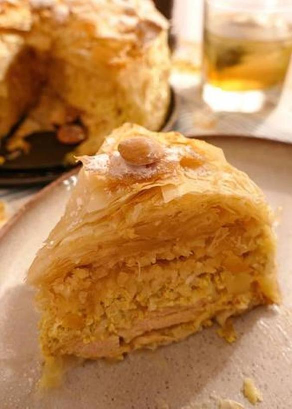 Марокканский курник с миндалем: привезла рецепт из путешествия и балую семью вкусным пирогом
