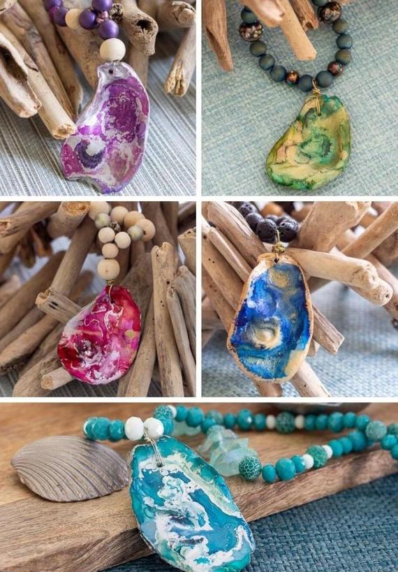 Фантастический аксессуар из глубин: как сделать очень красивое ожерелье с ракушкой