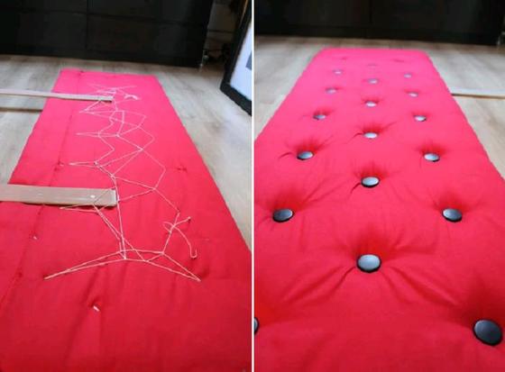 Как создать красивое изголовье кровати в стиле Честерфилд: пошаговая инструкция
