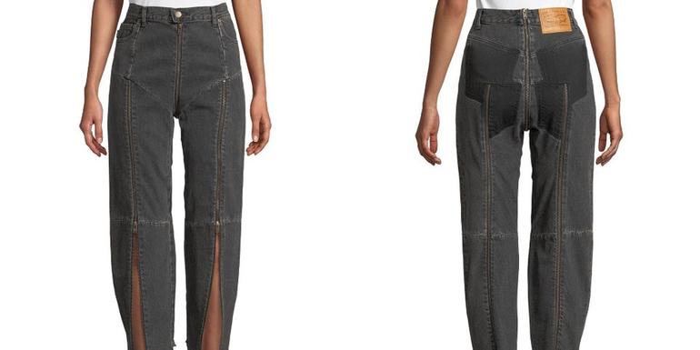 Высокая талия и открытая спина: некоторые модели джинсов больше похожи на шутку, но их уже можно приобрести