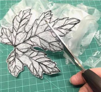 Как сделать чашу или абажур из вышитых листьев своими руками: инструкция с фото