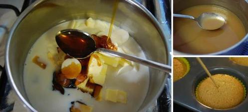 Нежные кексы с хрустящими шариками и жидкой карамелью: рецепт необычной сладости