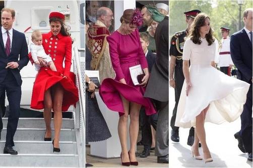 Легкие платья в ветреную погоду: 7 ошибок, касающихся гардероба, которые исправила Кейт Миддлтон, став герцогиней