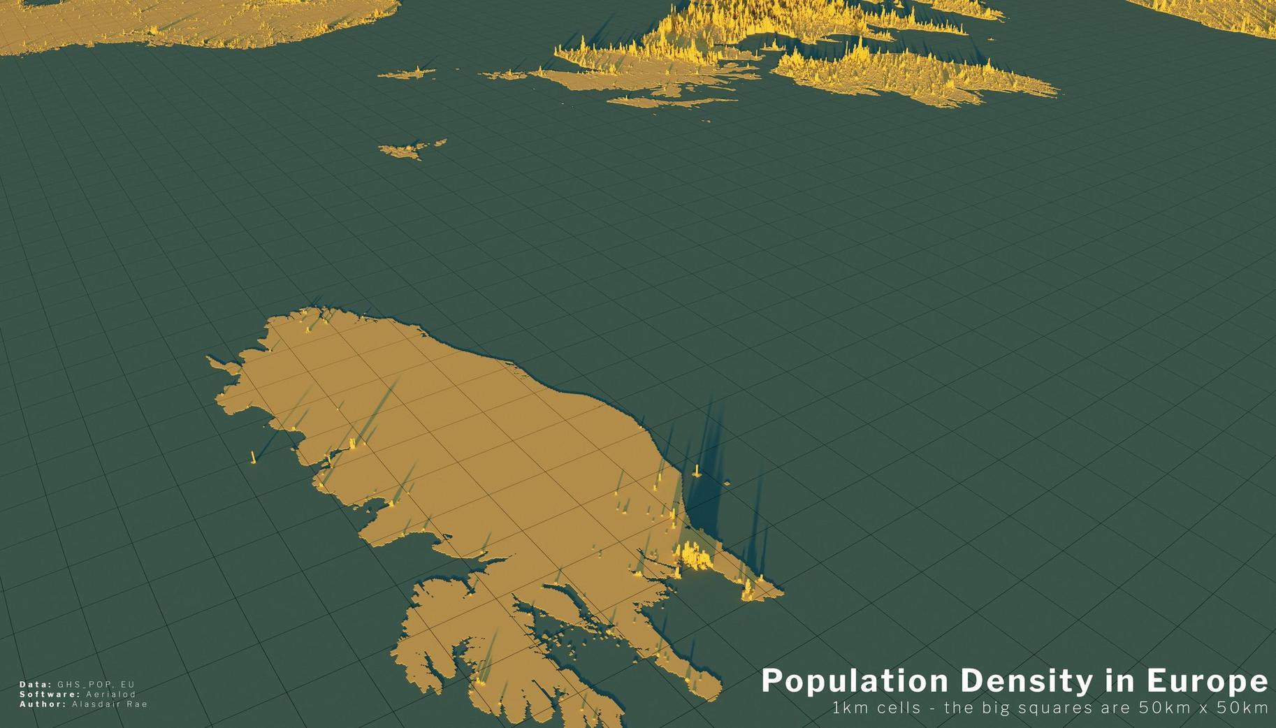 36 карт о том, как по-разному заселена наша планета