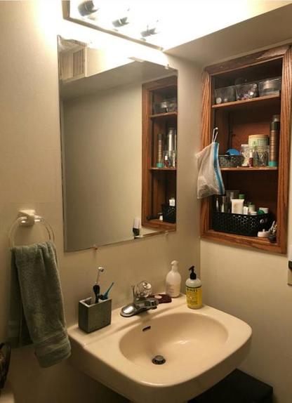 Как выглядит ванная после ремонта за 100$: изменения видны невооруженным глазом
