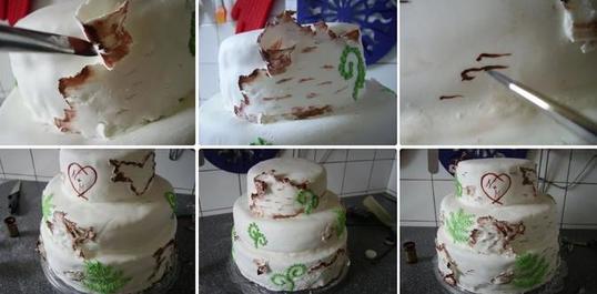 Я решила немного помочь дочери со свадьбой и взяла на себя заботы о свадебном торте: приготовила угощение сама, выбрав дизайн 