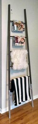 Декоративная лестница для комнаты: смастерила ее своими руками, чтобы использовать в качестве вешалки