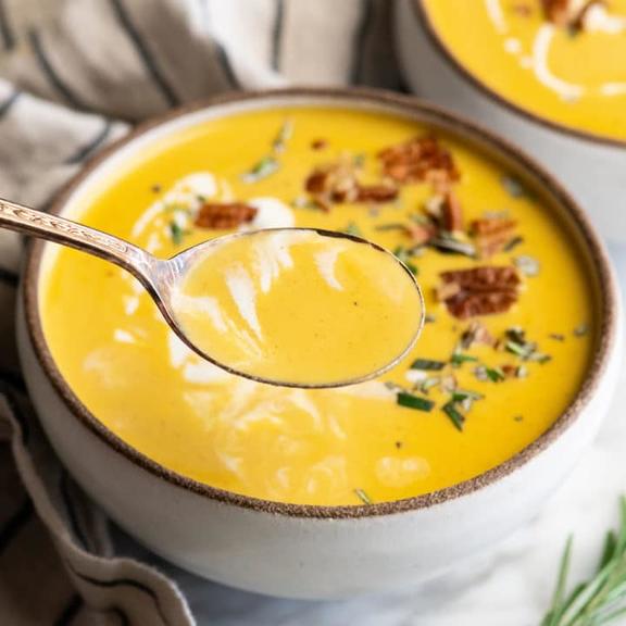 Нашла новый рецепт супа из мускатной тыквы: буду готовить всю осень