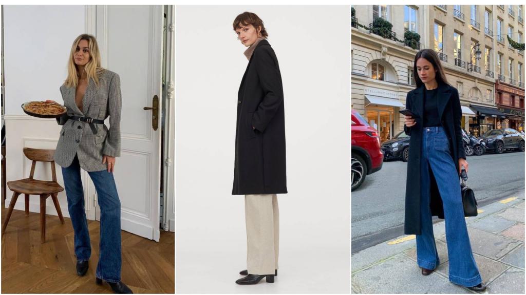 Француженкам нравятся расклешенные: как носят джинсы модницы Парижа