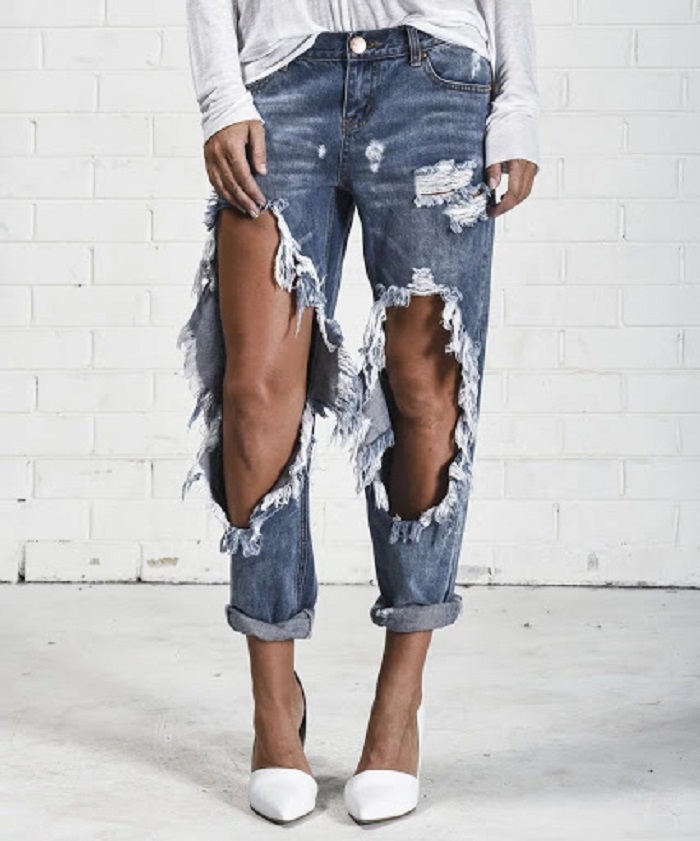Всему виной война: как вошли в моду рваные джинсы