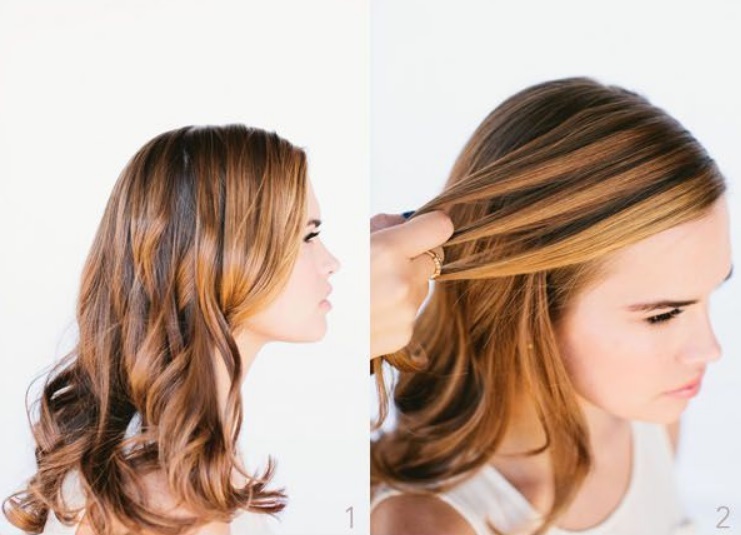Как быстро собрать волосы в красивую прическу «‎водопад». Это просто, а смотрится эффектно и нежно